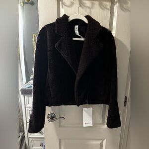 Brand new teddy fleece lululemon jacket